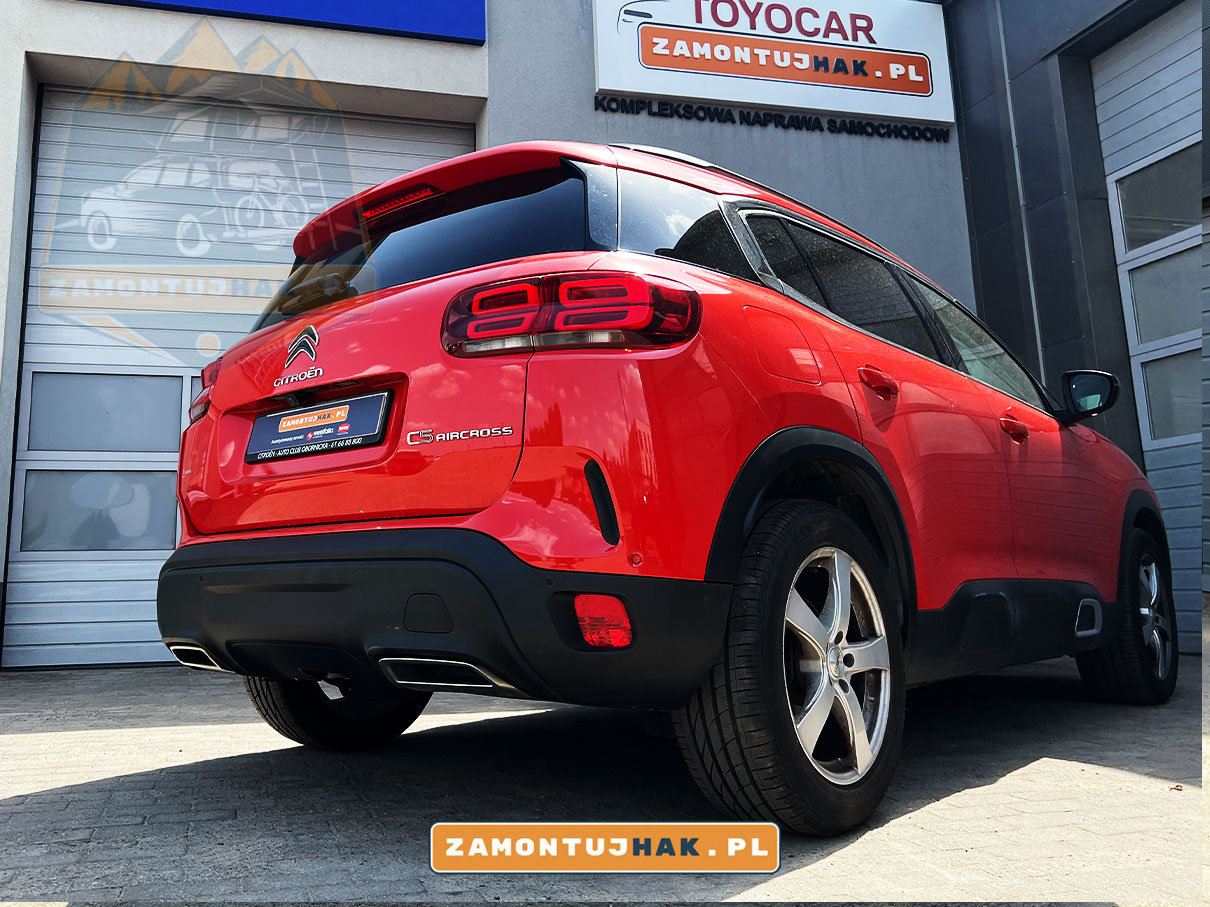 montaż haka citroen c5 poznań